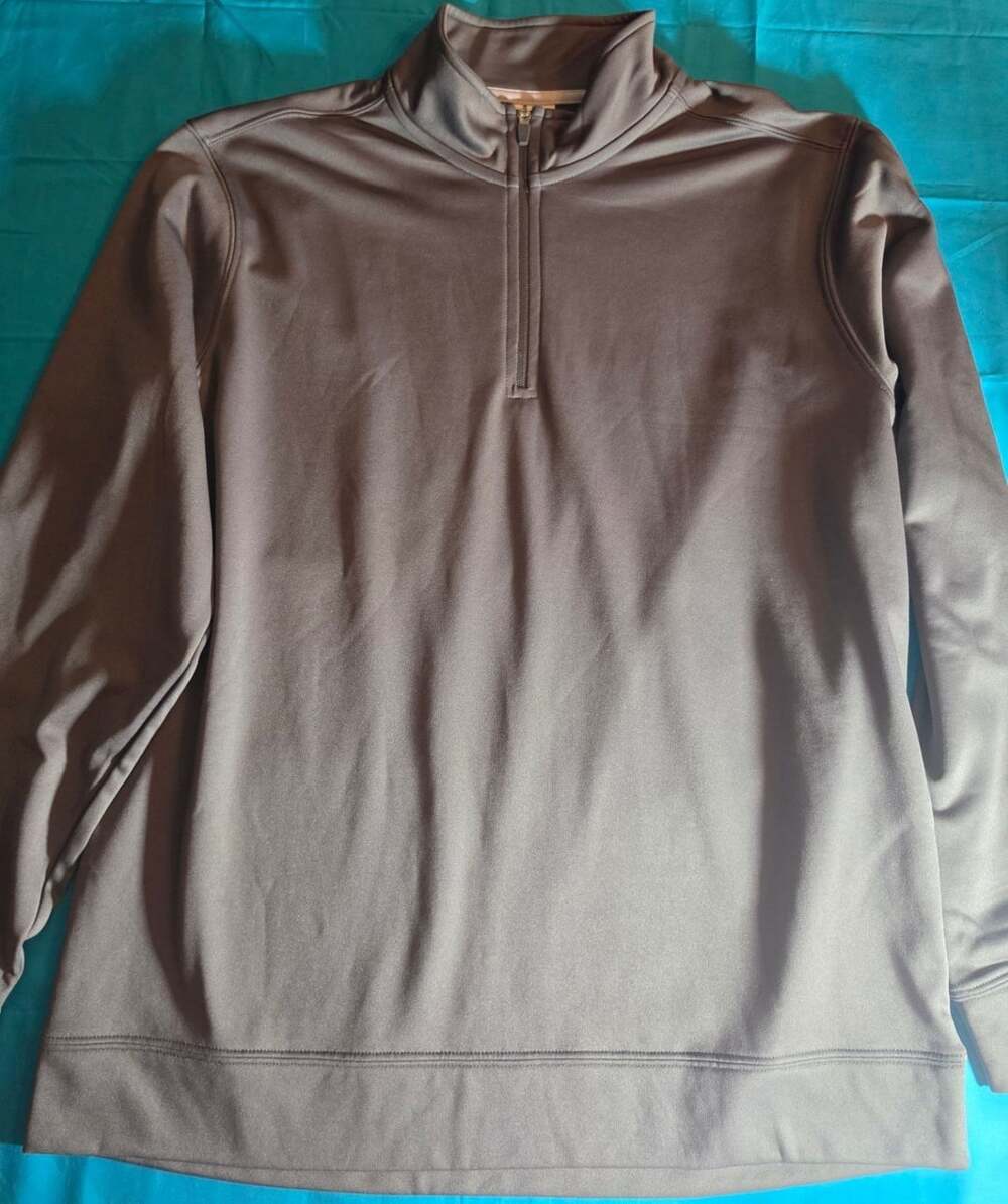 Port & Company Performance 1/4-Zip Pullover Sweatshirt Gray Large